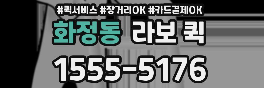 화정동 라보 퀵