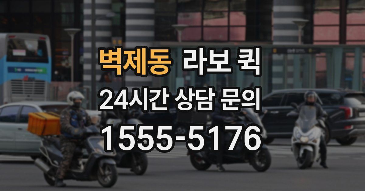벽제동 라보 퀵