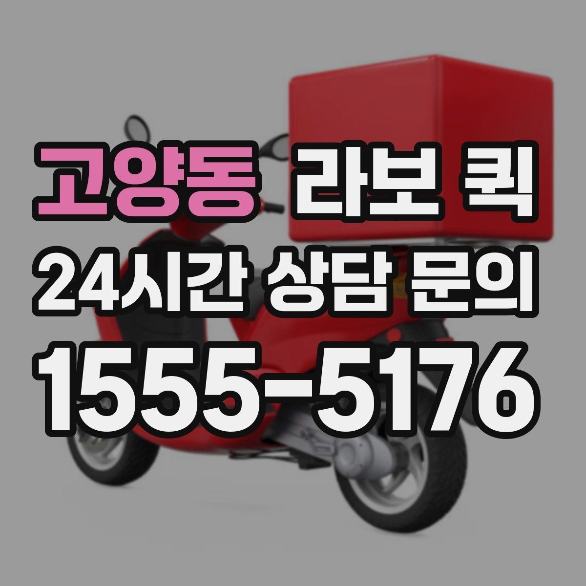 고양동 라보 퀵 서비스 이용 전 체크리스트
