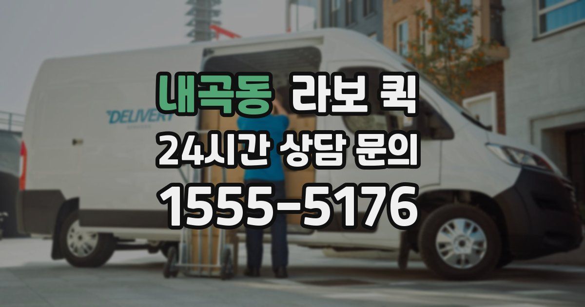 내곡동 라보 퀵