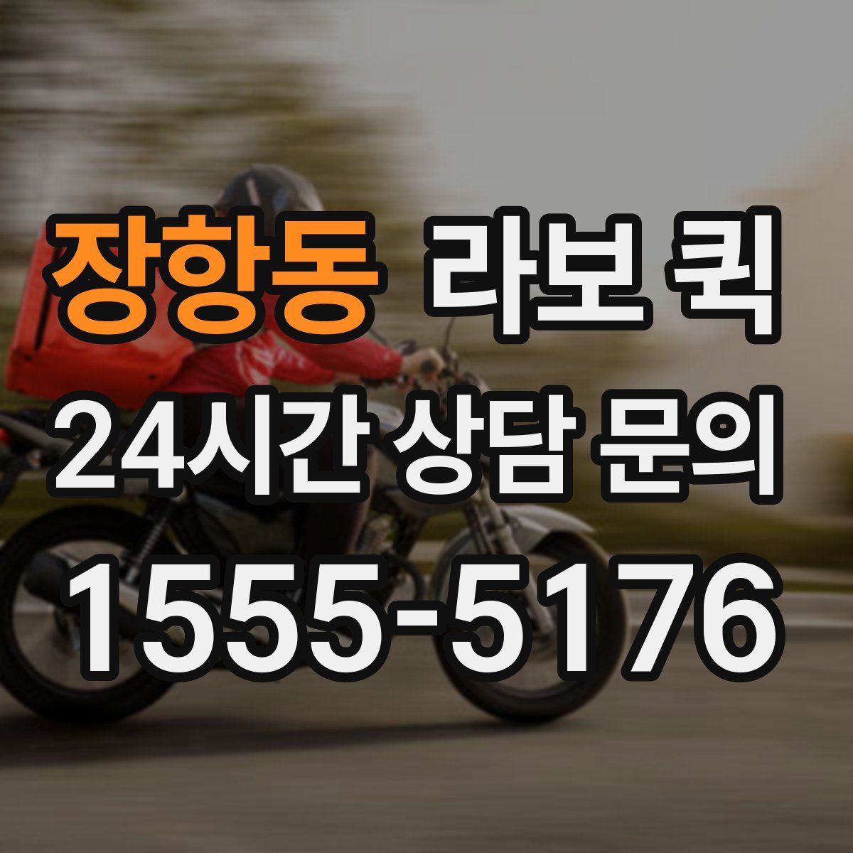 장항동 라보 퀵