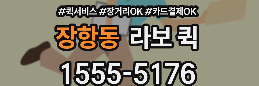 장항동 라보 퀵