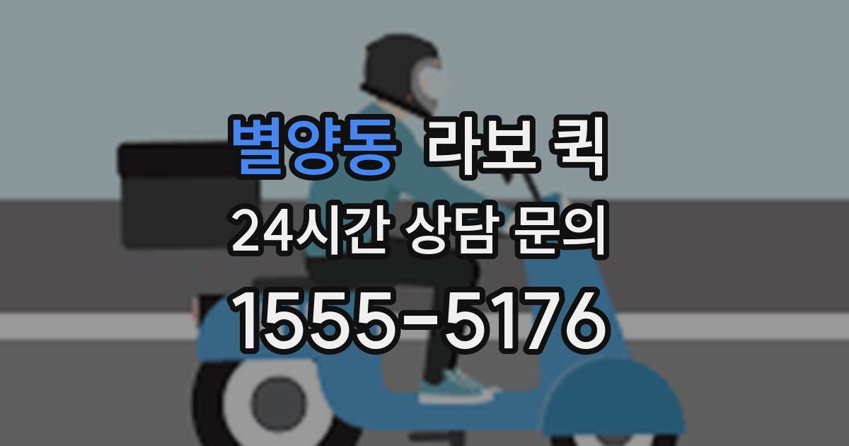 별양동 라보 퀵