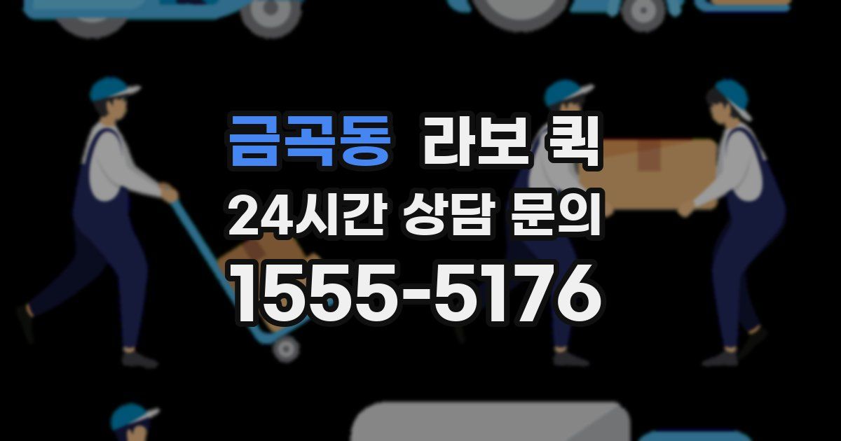 금곡동 라보 퀵