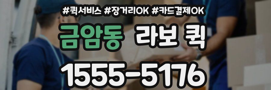 금암동 라보 퀵