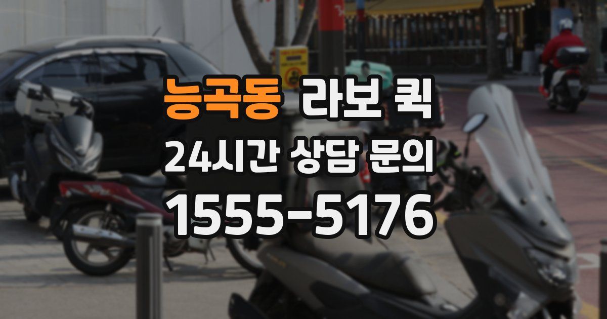 능곡동 라보 퀵