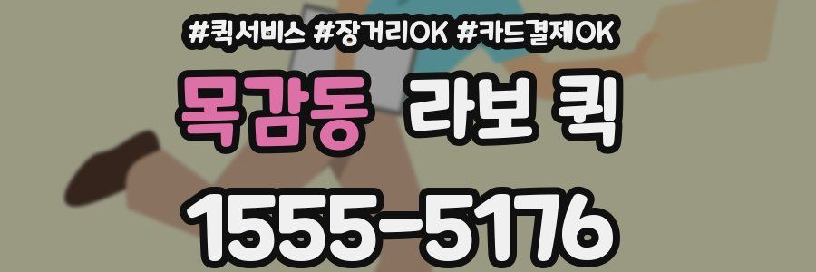 목감동 라보 퀵