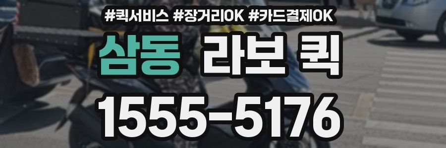 삼동 라보 퀵