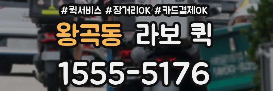 왕곡동 라보 퀵