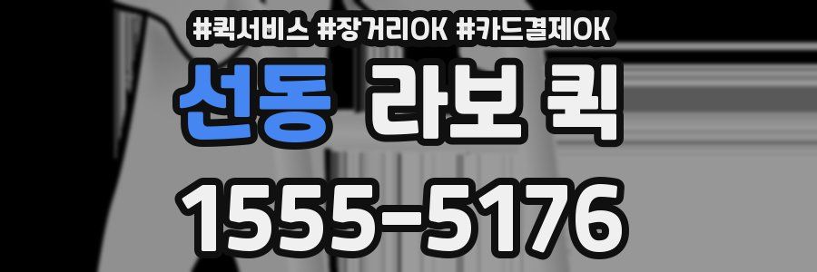 선동 라보 퀵