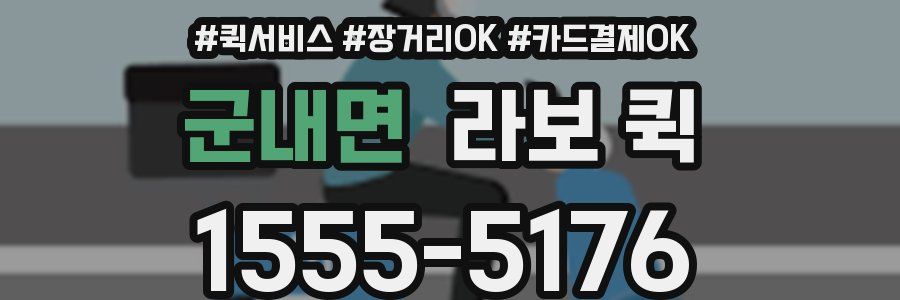 군내면 라보 퀵
