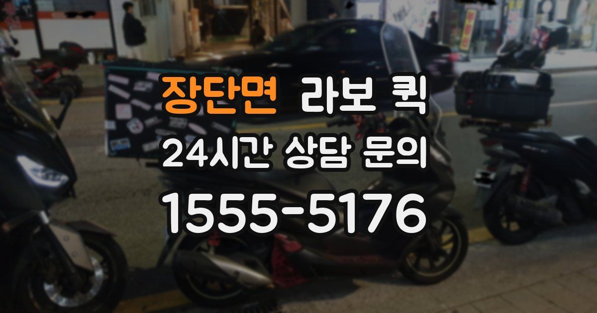 장단면 라보 퀵