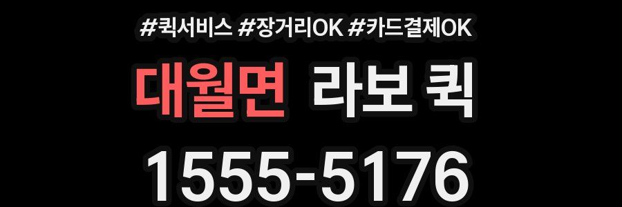 대월면 라보 퀵