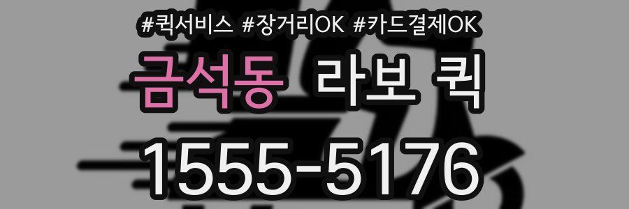 금석동 라보 퀵