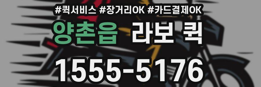 양촌읍 라보 퀵