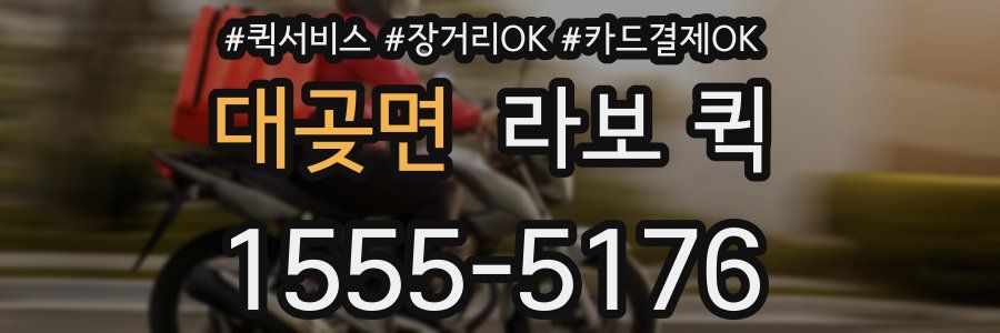 대곶면 라보 퀵