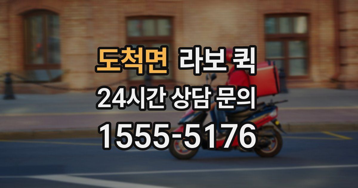 도척면 라보 퀵