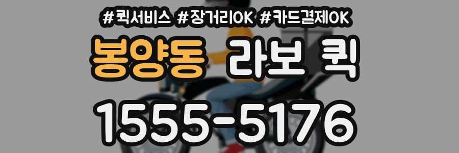 봉양동 라보 퀵