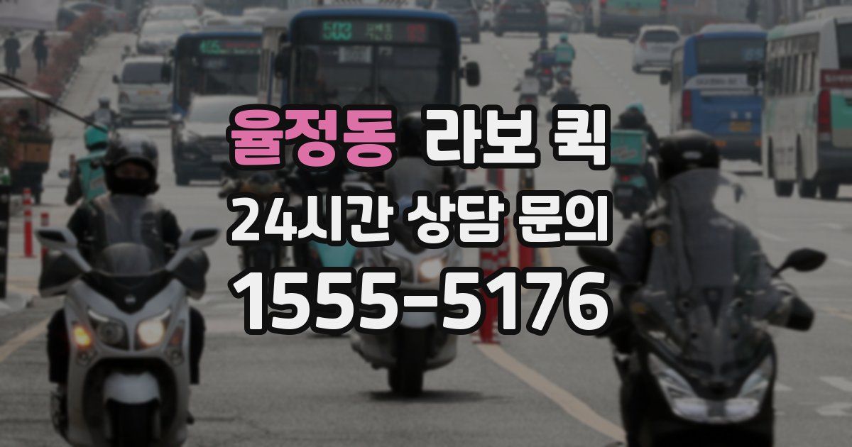 율정동 라보 퀵