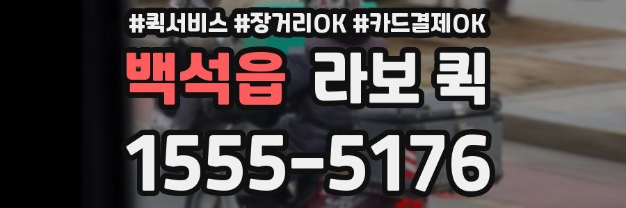 백석읍 라보 퀵