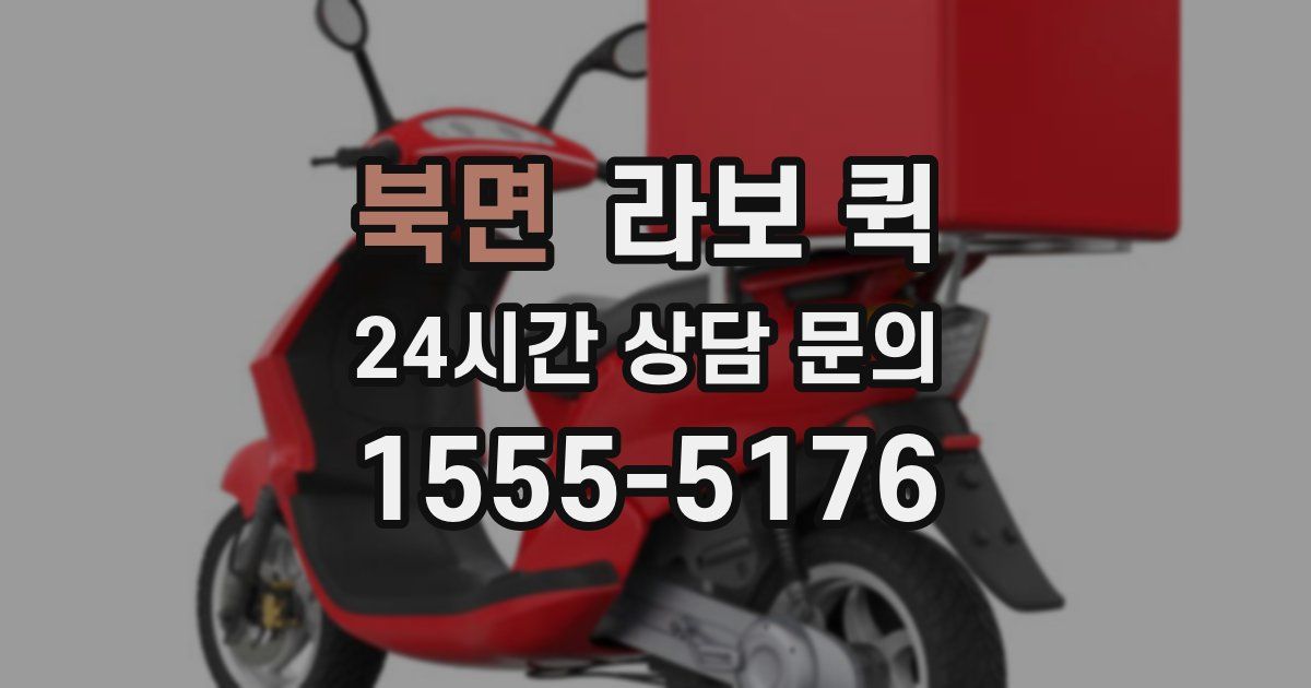 북면 라보 퀵