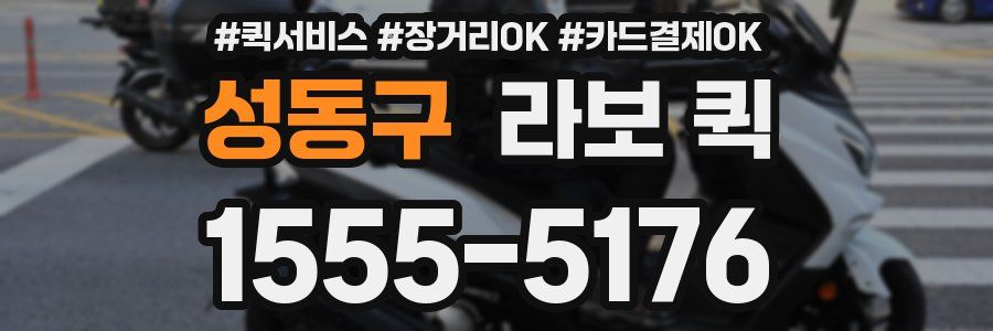 성동구 라보 퀵
