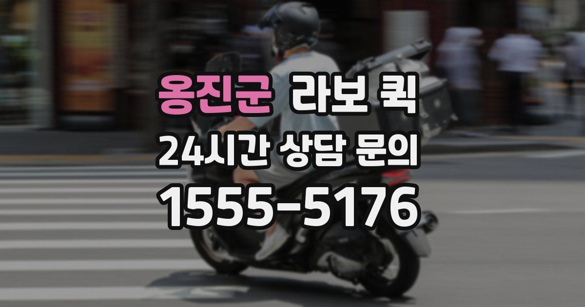 옹진군 라보 퀵