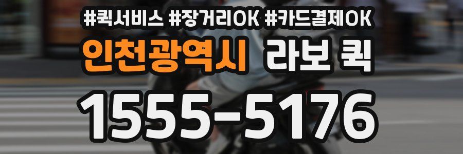 인천광역시 라보 퀵