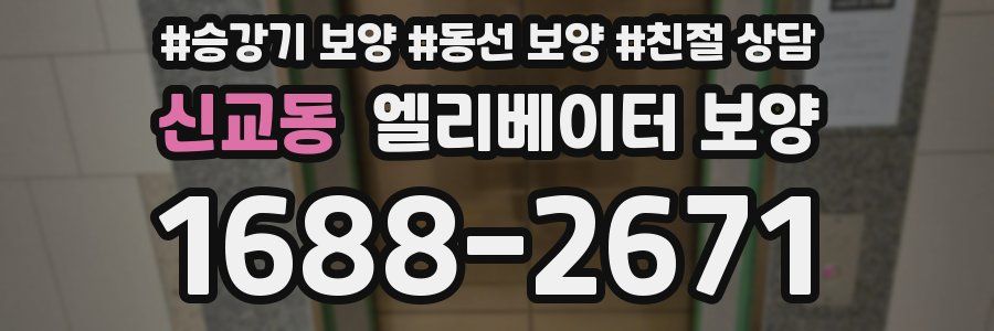신교동 엘리베이터 보양