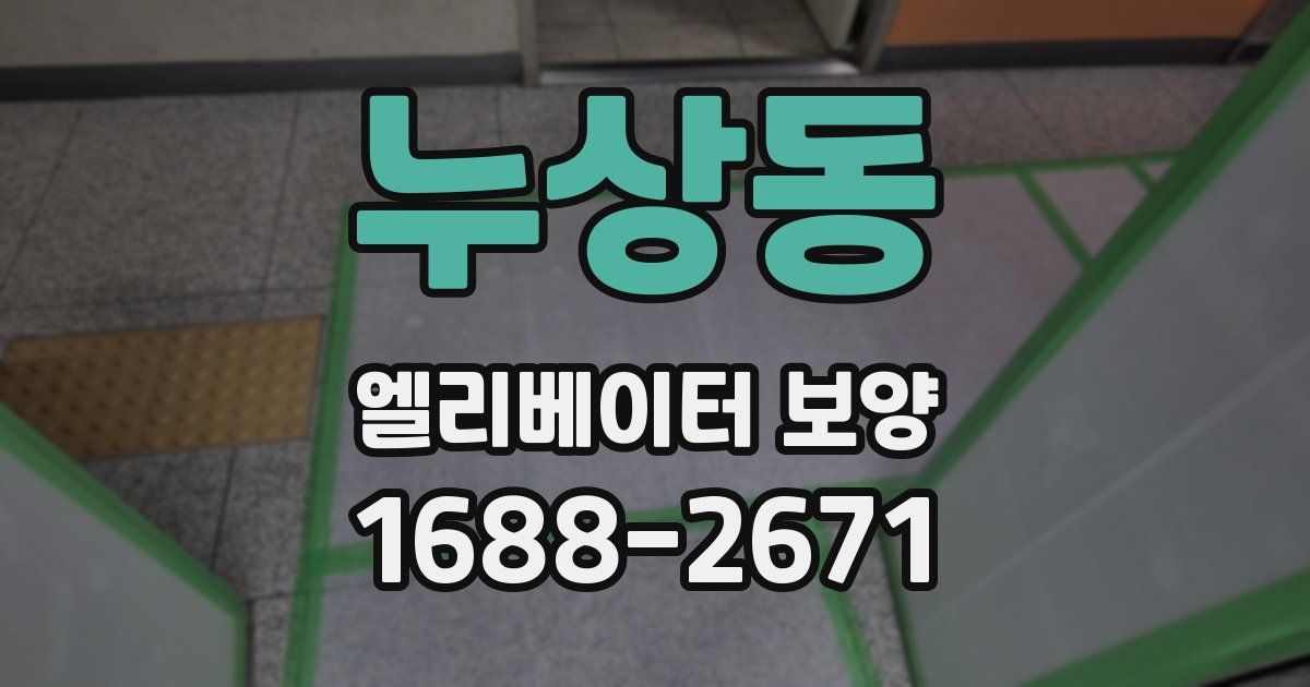 누상동 엘리베이터 보양