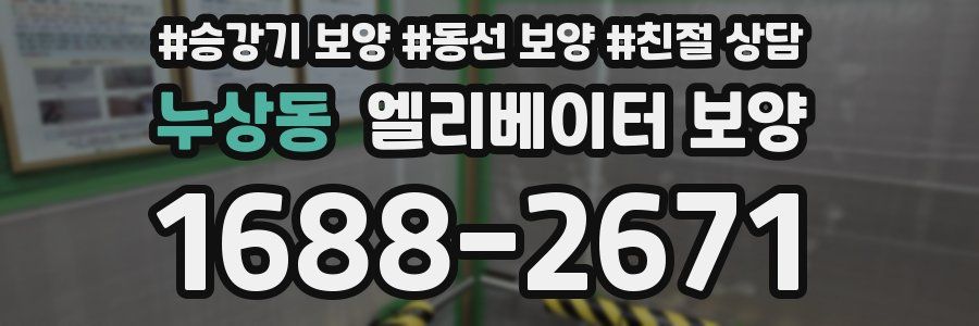 누상동 엘리베이터 보양