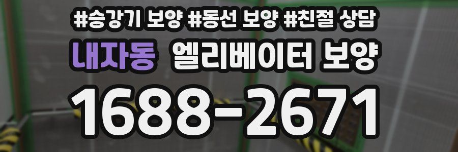내자동 엘리베이터 보양