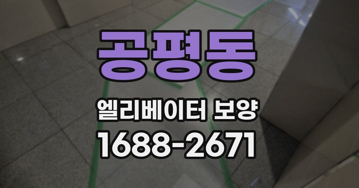 공평동 엘리베이터 보양