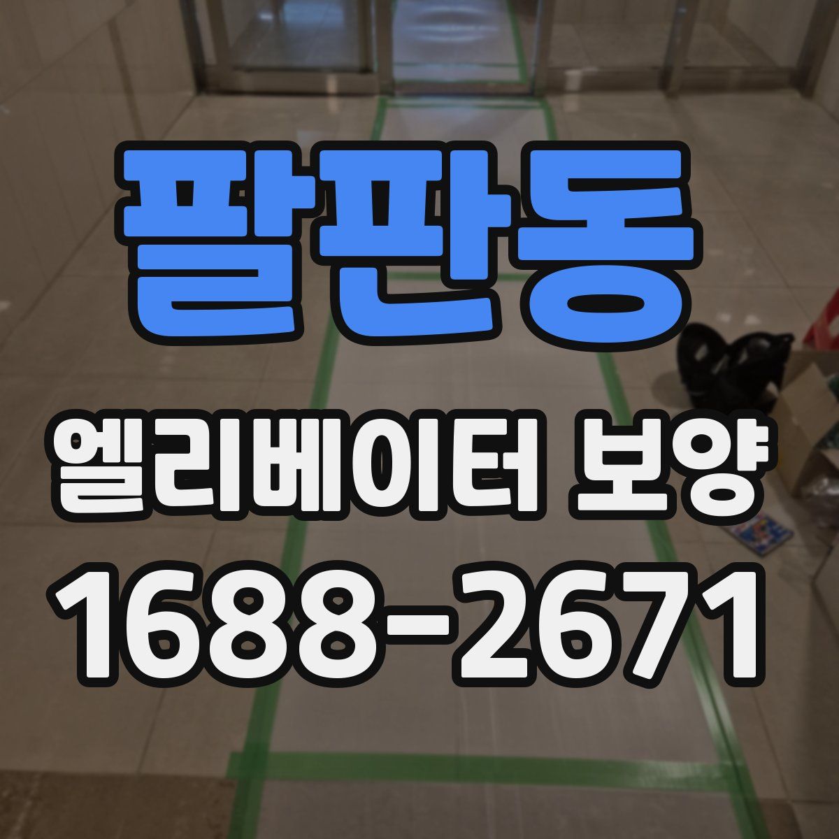 팔판동 엘리베이터 보양