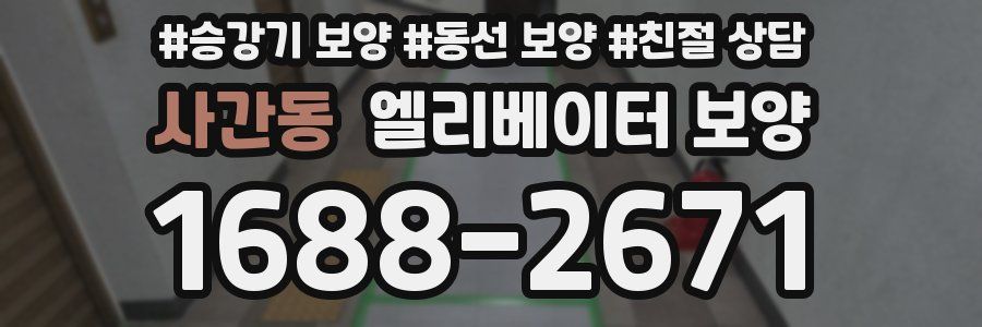 사간동 엘리베이터 보양