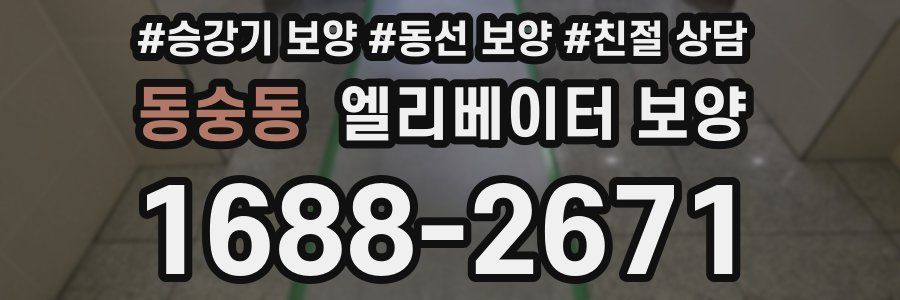 동숭동 엘리베이터 보양