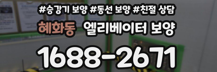 혜화동 엘리베이터 보양