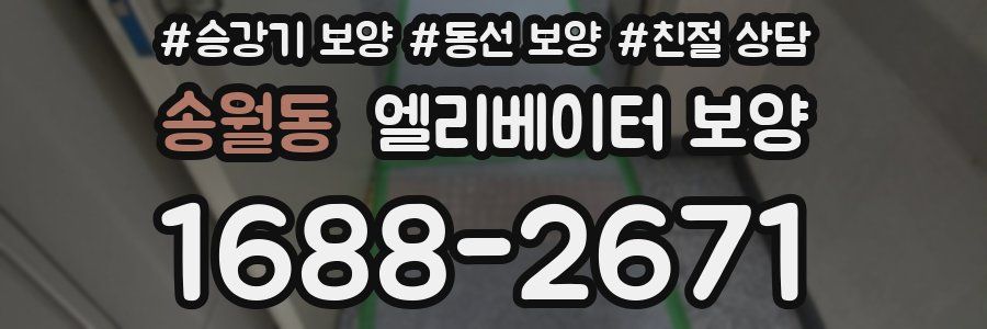 송월동 엘리베이터 보양