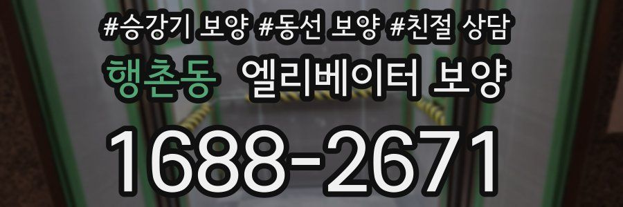 행촌동 엘리베이터 보양