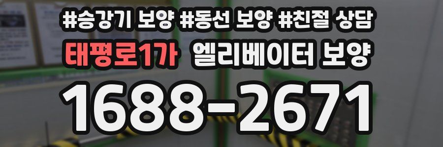 태평로1가 엘리베이터 보양