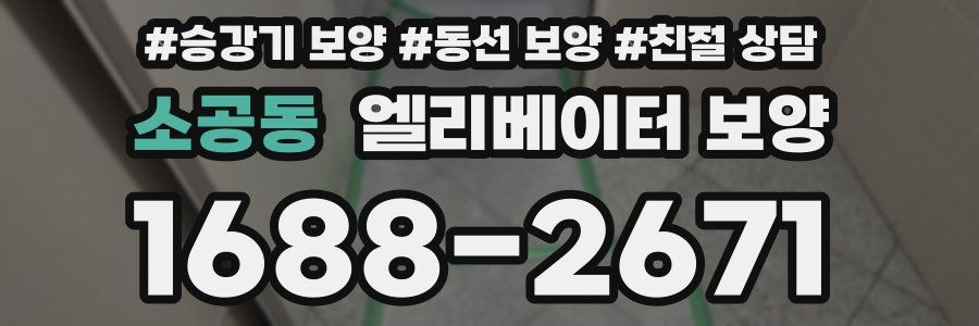 소공동 엘리베이터 보양