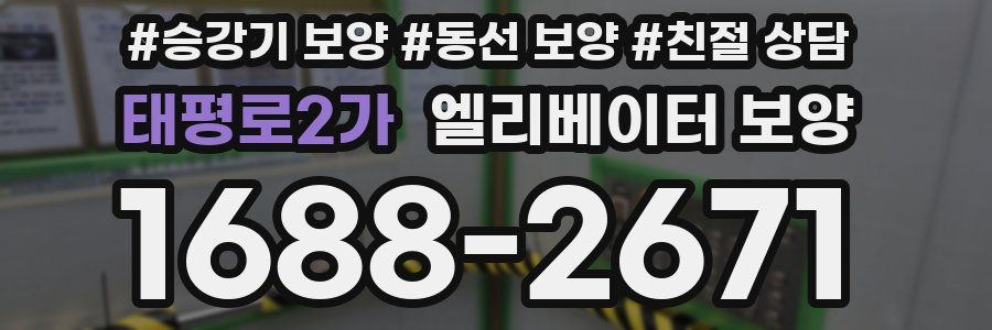 태평로2가 엘리베이터 보양