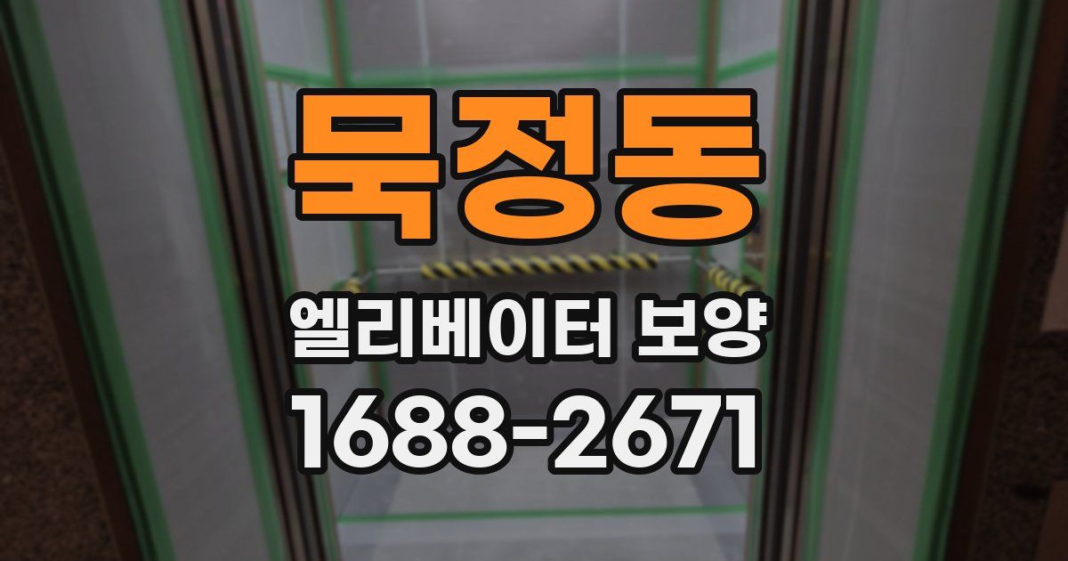 묵정동 엘리베이터 보양