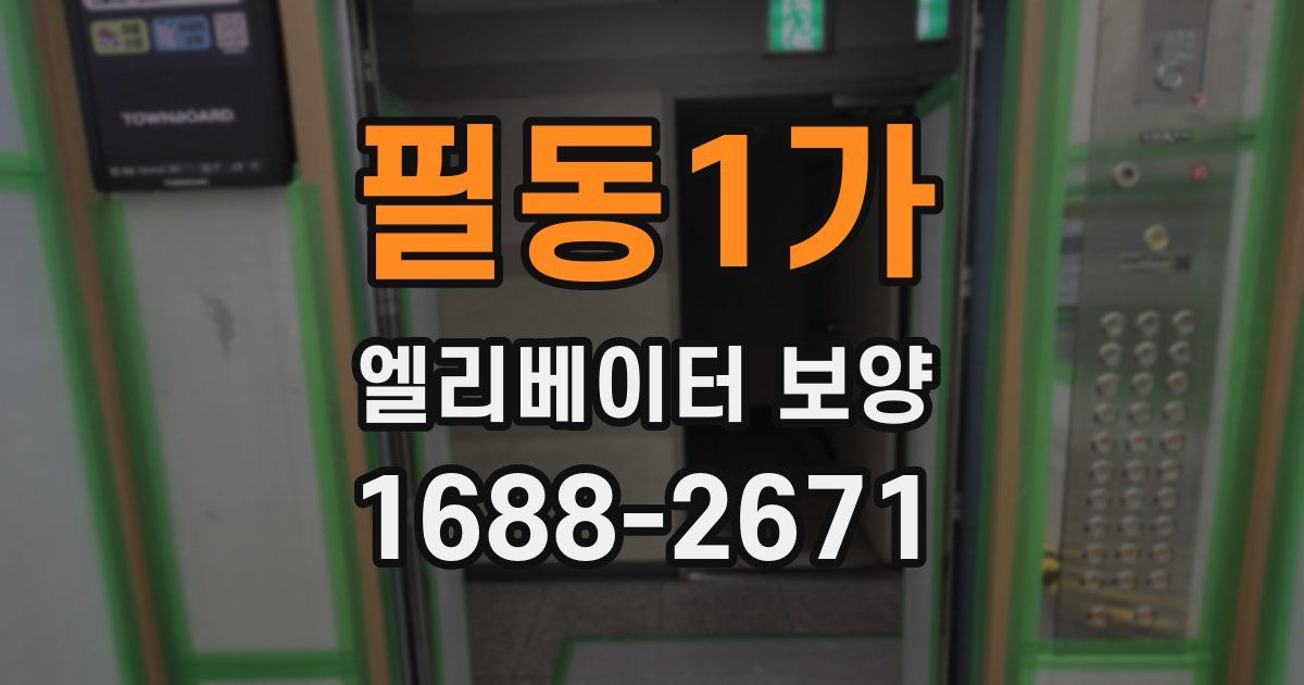 필동1가 엘리베이터 보양