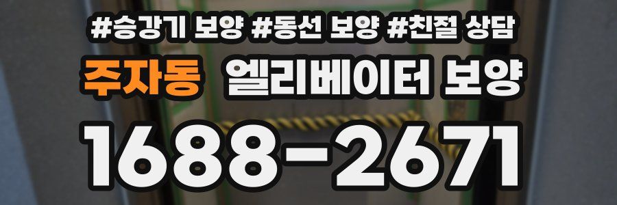 주자동 엘리베이터 보양