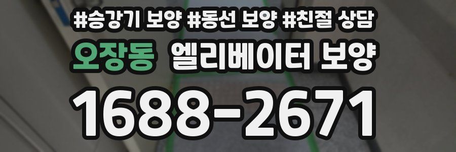 오장동 엘리베이터 보양