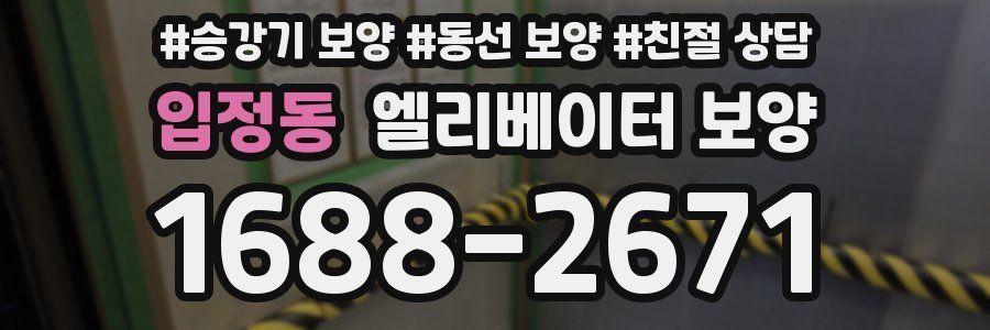 입정동 엘리베이터 보양