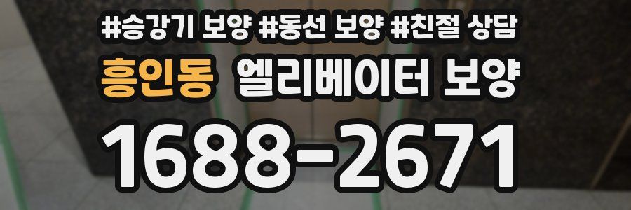 흥인동 엘리베이터 보양