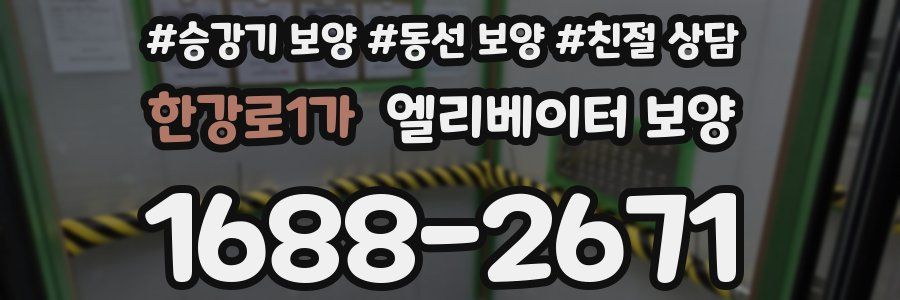 한강로1가 엘리베이터 보양