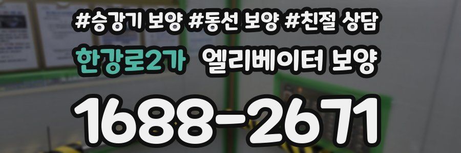 한강로2가 엘리베이터 보양
